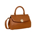 CELESTE  Handbag S, cognac brown