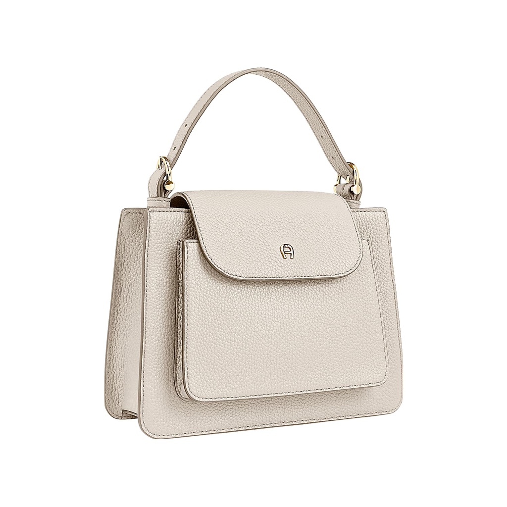 DELIA Handbag S, pearl white