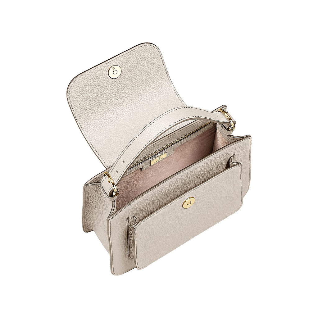 DELIA Handbag S, pearl white