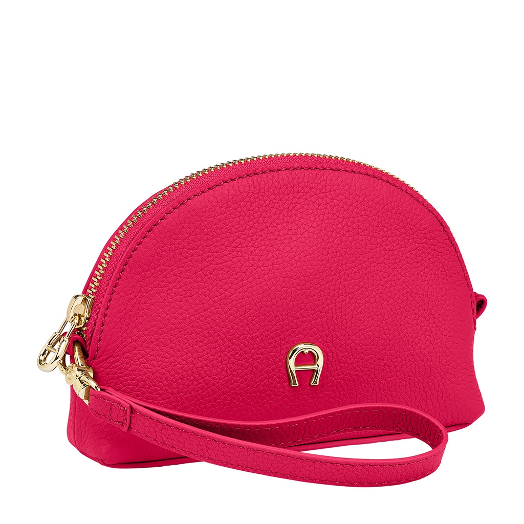 FASHION  Pouch - Half Moon Shape, orchid pink