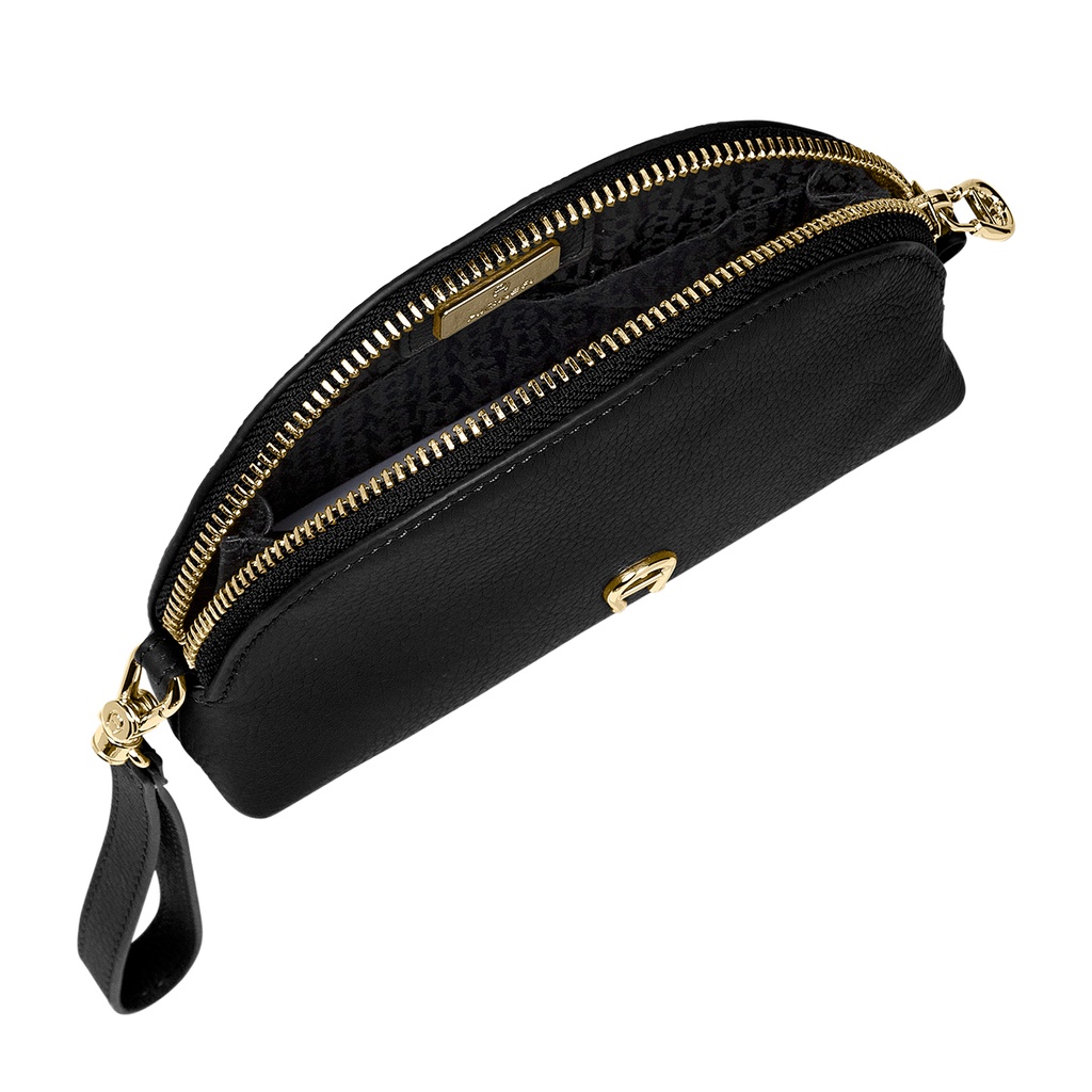 FASHION  Pouch - Half Moon Shape, black