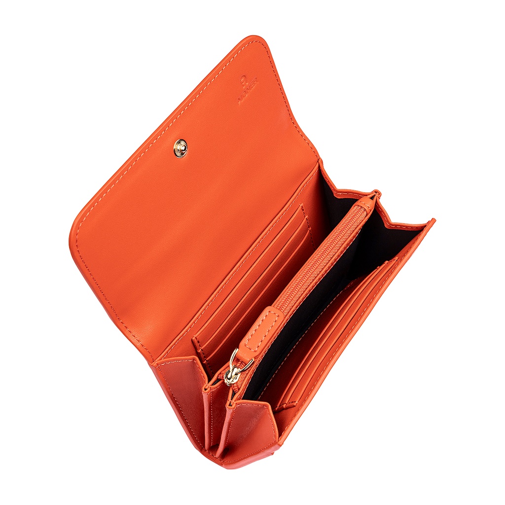 CAMILLA Combination wallet, burnt orange