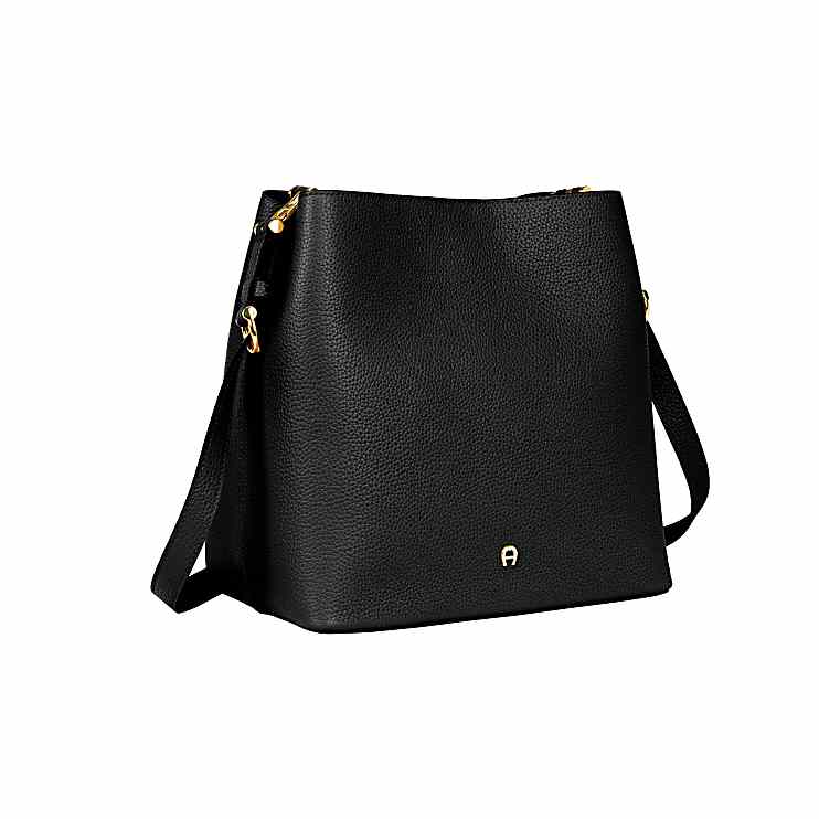 DELIA Hobo Bag M, black