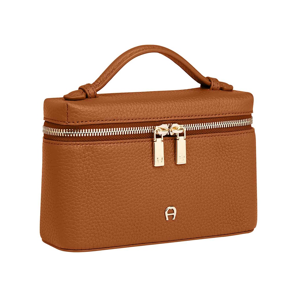 ZELDA Handbag, cognac brown