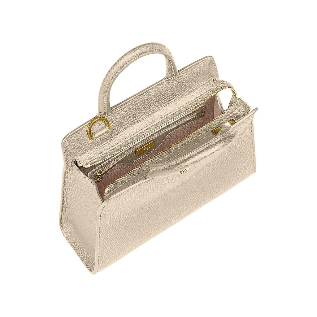 CYBILL Handbag S, macadamia white