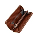 IVY Long Wallet, dark cognac