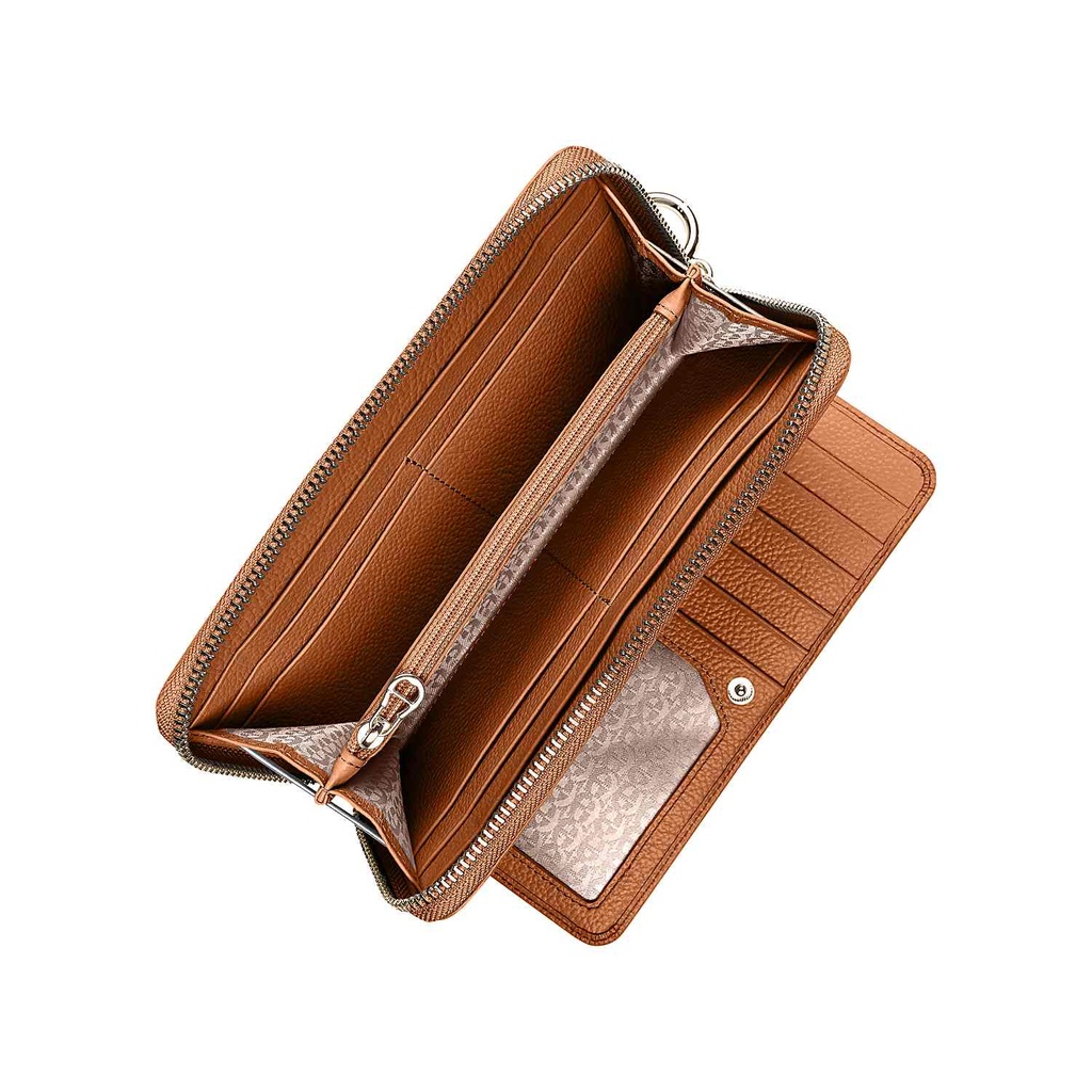 ZITA Long Wallet, cognac brown