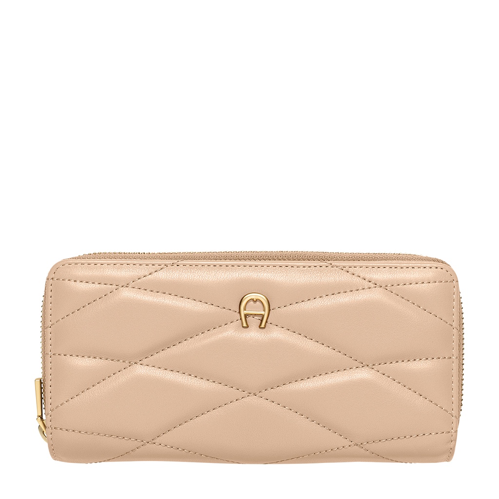 MAGGIE  Long Wallet, almond beige