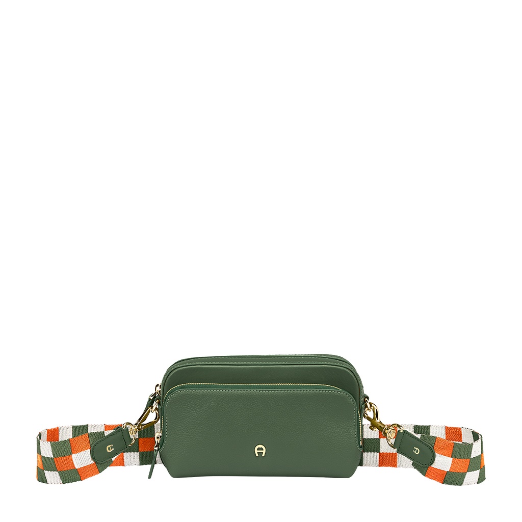 FABIA Crossbody Bag, monstera green