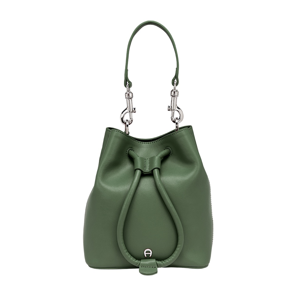 LAURA Hobo Bag, monstera green