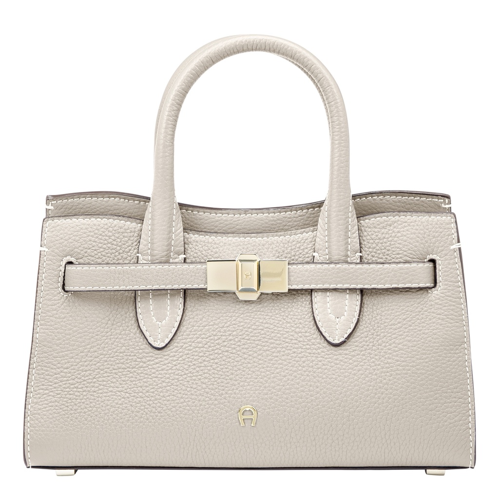 FARAH Handbag S, pearl white