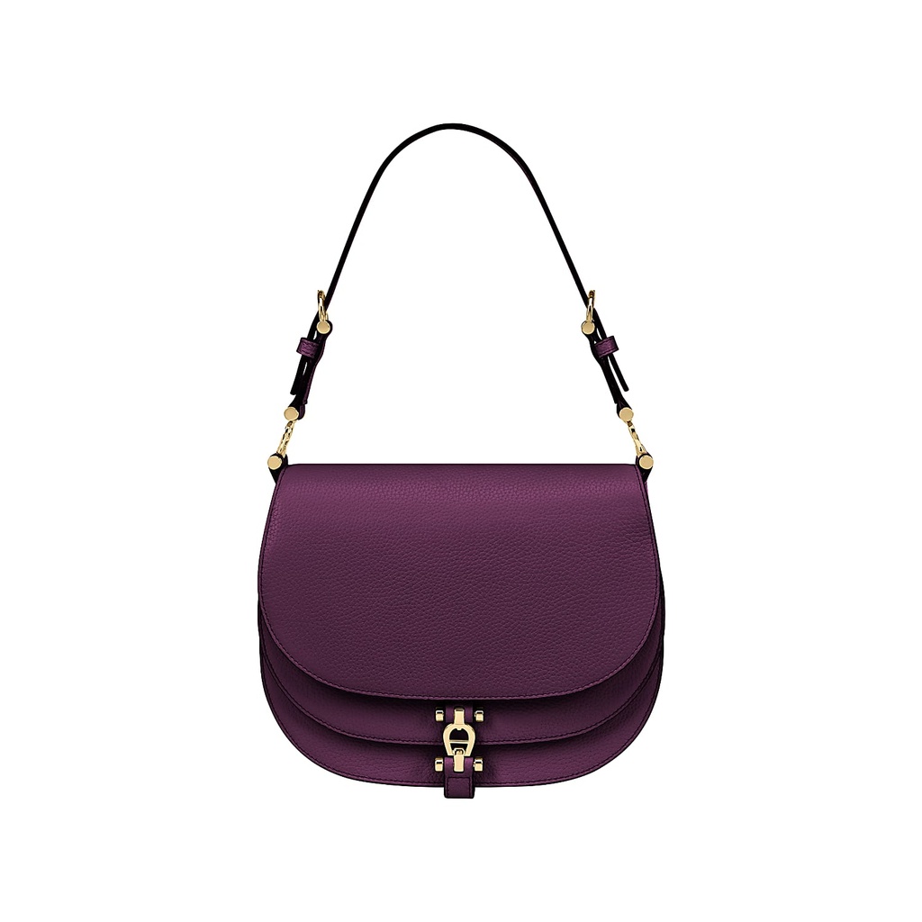 DELIA Shoulder Bag M, plum