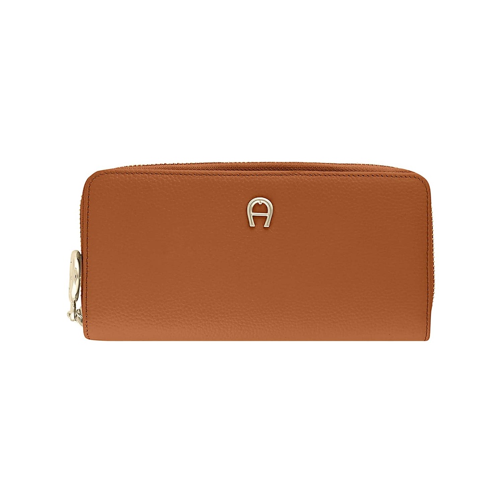 ZITA Long Wallet, cognac brown