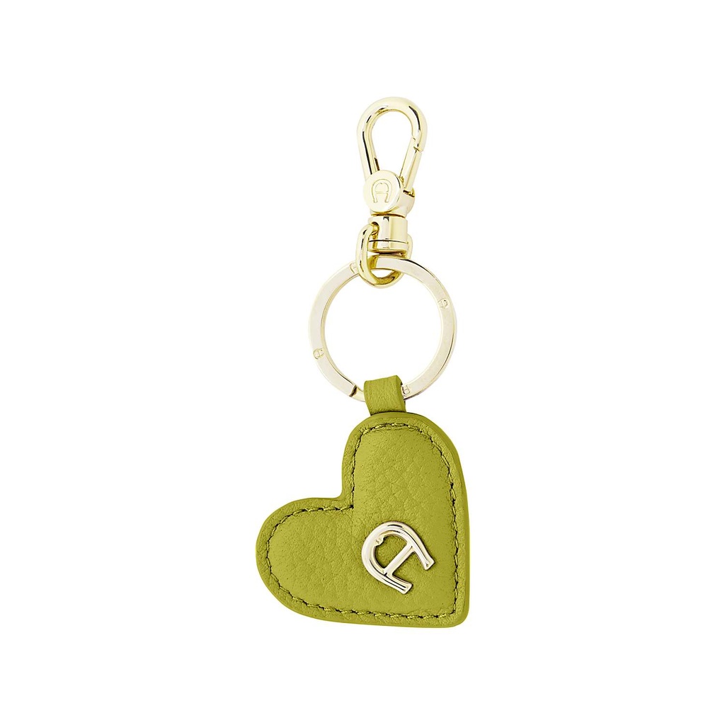 FASHION Keyrings leather Heart A-Logo, pistachio green