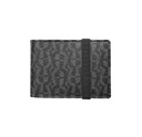 LUCA  Wallet with Elastic Band, black