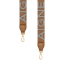 FASHION Logo Shoulder Strap, dark toffee brown