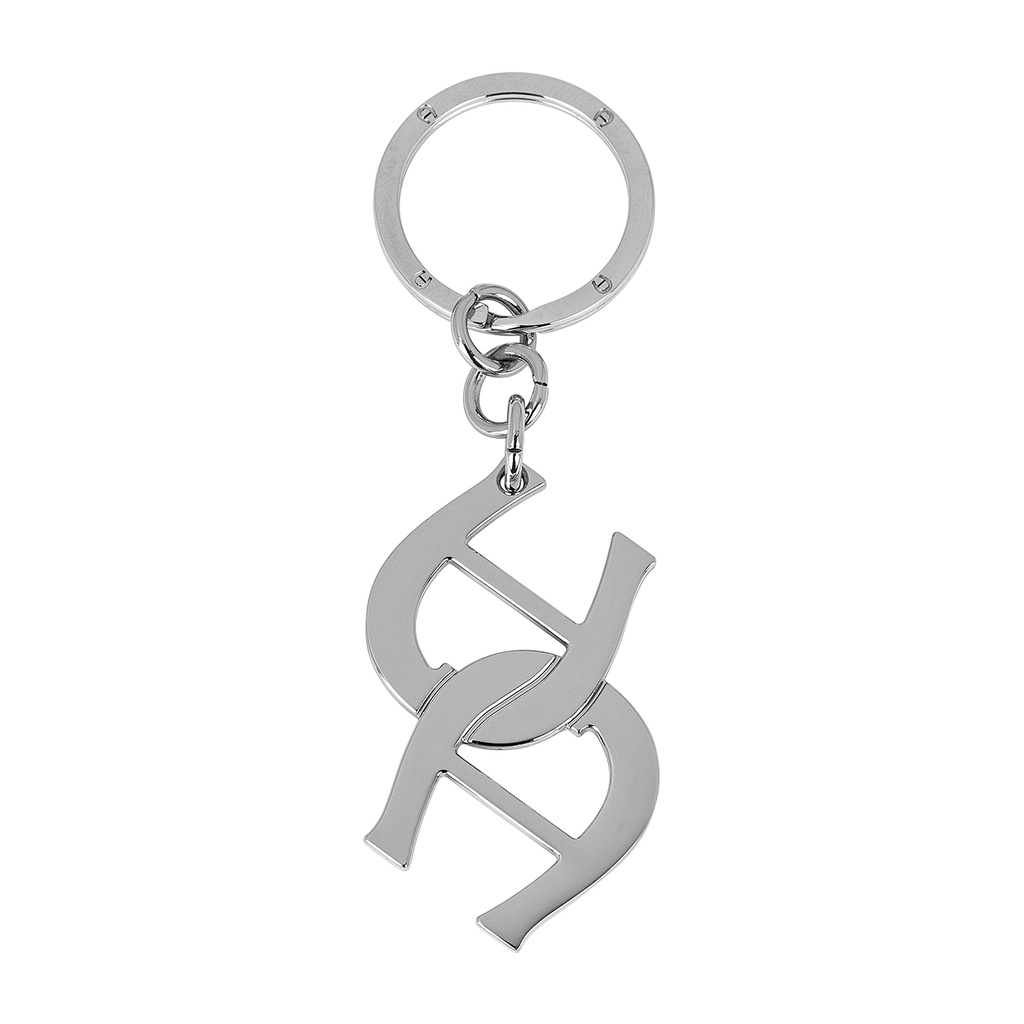 FASHION Metal Keyring - A Logo, silver