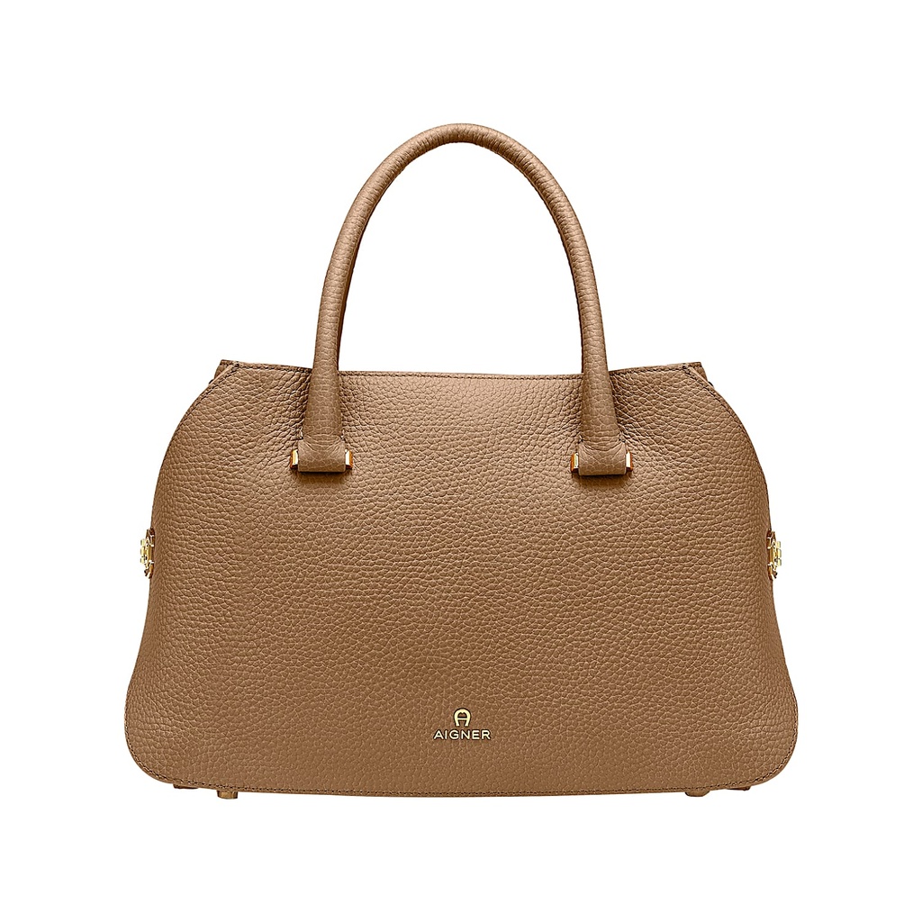 MILANO  Handbag M, cardboard beige