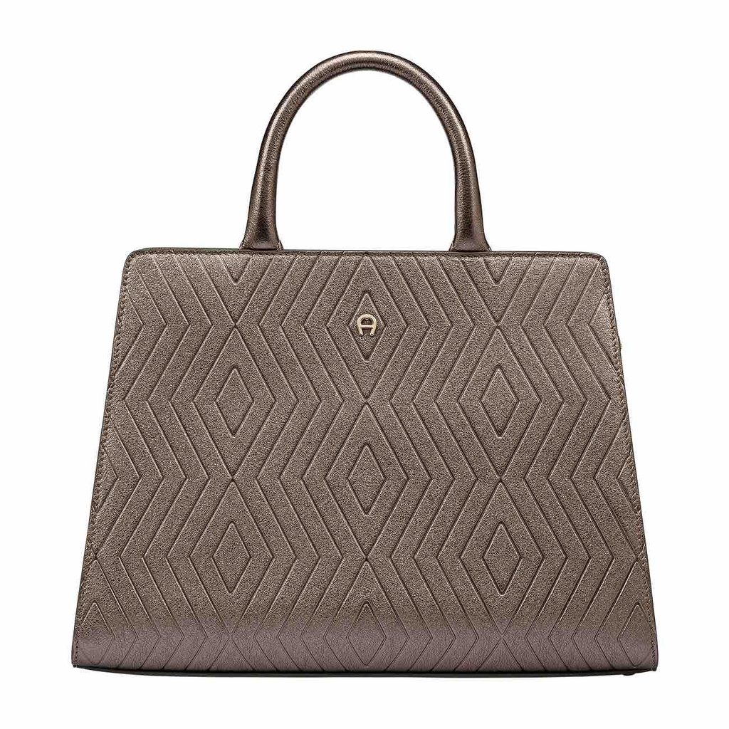 CYBILL Grafico Handbag M, caribou brown