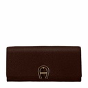 MILANO  Long Wallet, charcoal brown