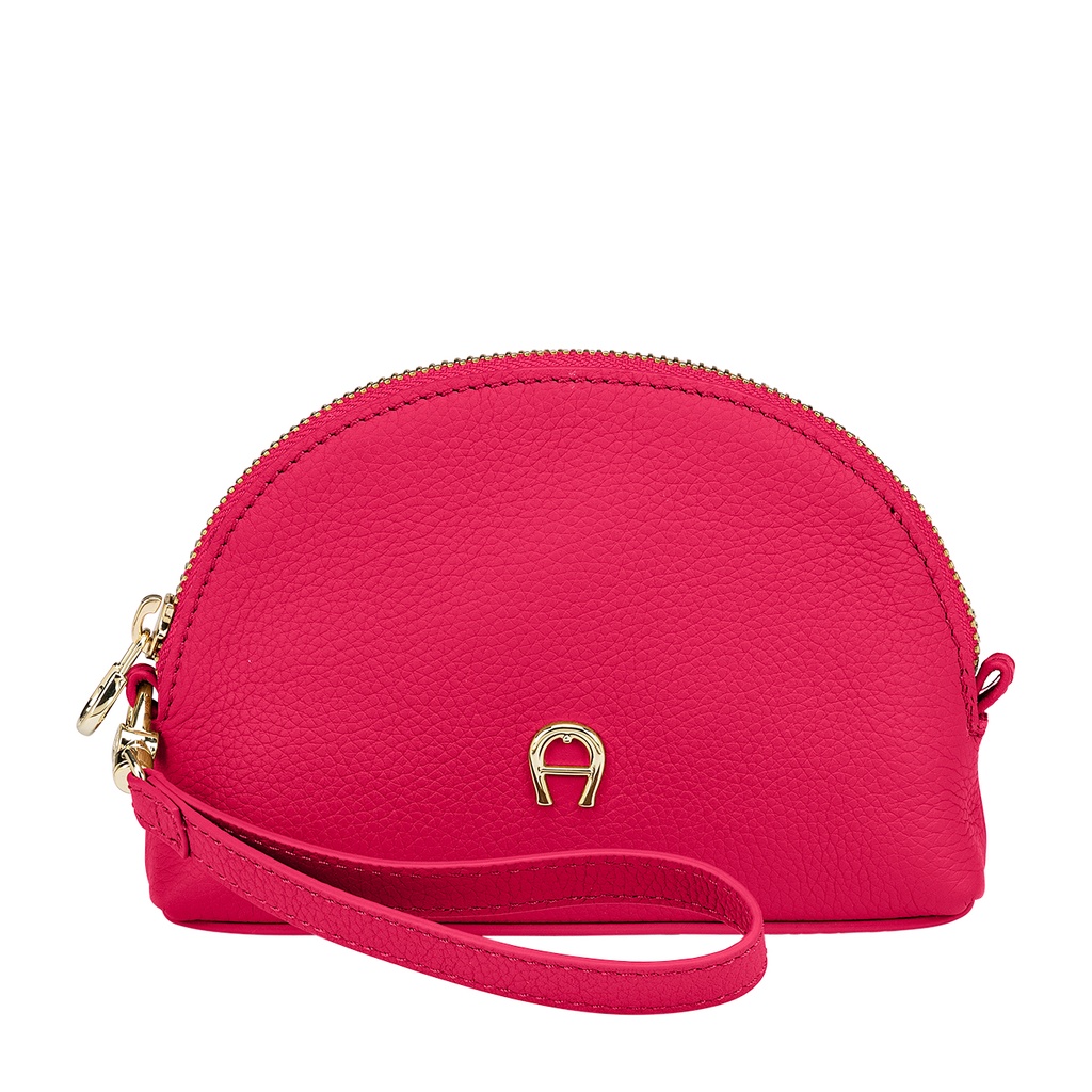 FASHION  Pouch - Half Moon Shape, orchid pink