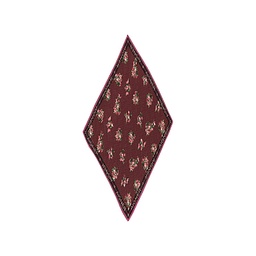 [2421380506] SEASONAL  Mini Carré  50 x 50cm, burgundy