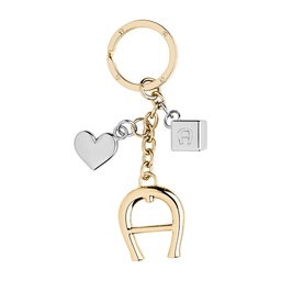 [1800360902] FASHION  Keyring - Charm, silver/rosegold