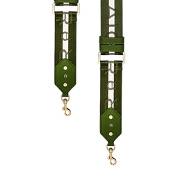 [1670720625] FASHION  Shoulder Strap - 5cm, pesto green