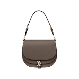 [1329620744] DELIA Shoulder Bag M, coal brown